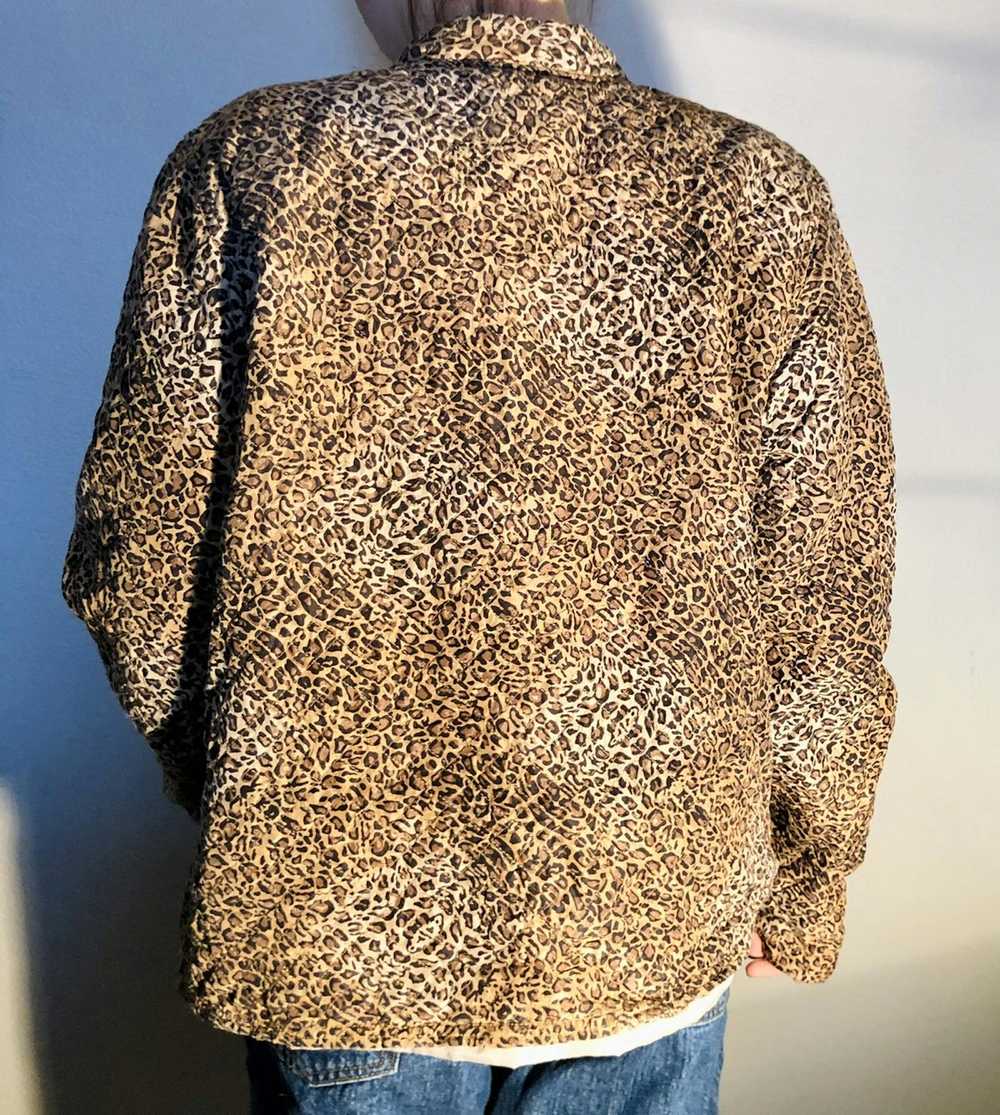 Coldwater Creek × Vintage Vintage Leopard Print J… - image 3