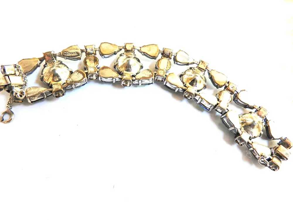 Schiaparelli Vintage Bracelet Exquisite Stones - image 2
