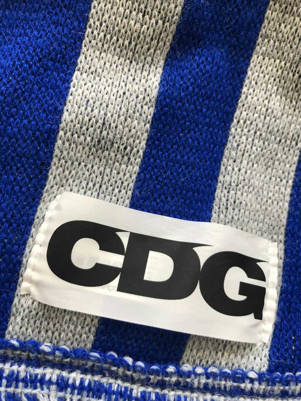 Comme des Garcons CDG x DSM blue&white scarf - image 4
