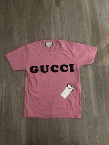 Gucci Gucci Logo shirt pink