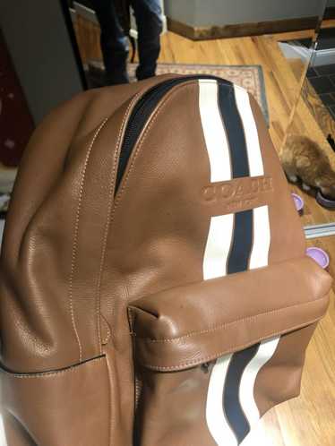 Coach Coach Charles backpack with varsity stripe