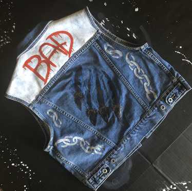 Other Michael Jackson Inspired “BAD” Denim Vest - image 1