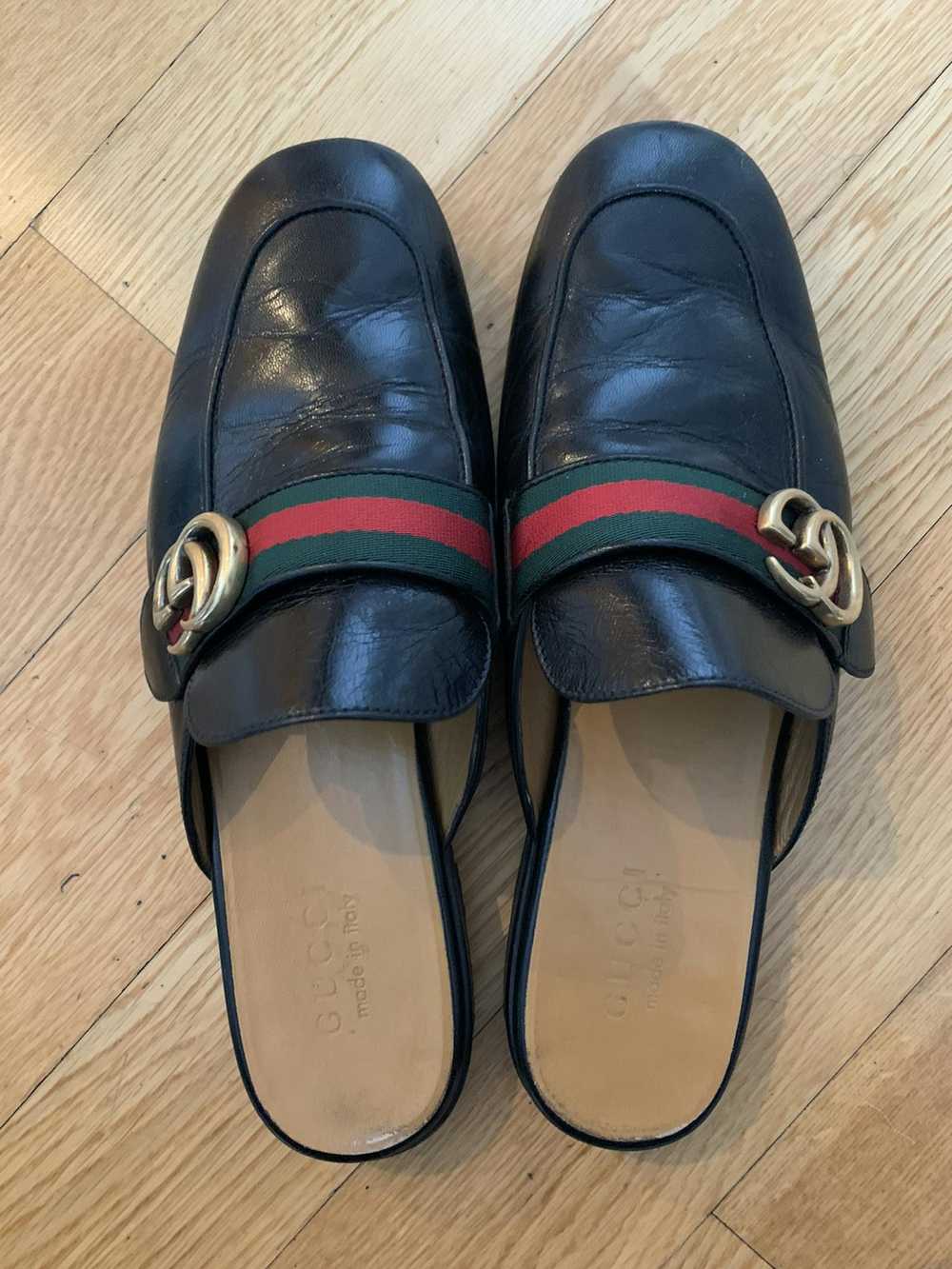 Gucci AUTHENTIC GUCCI LEATHER PRINCETOWN SLIPPER - image 3