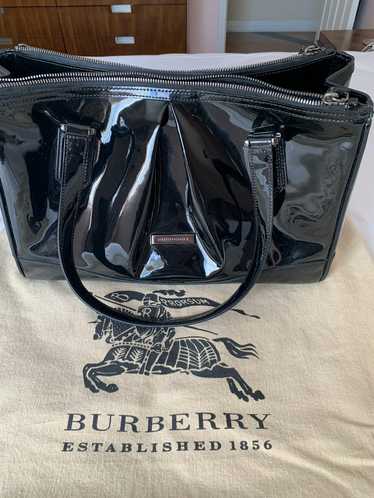 Burberry Black Patent Leather Bag