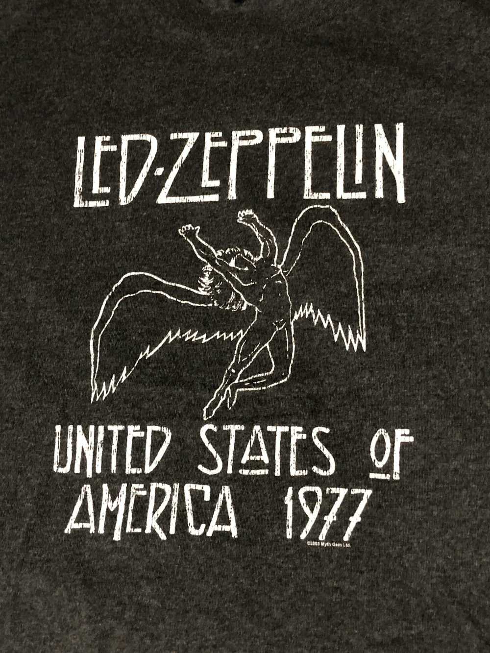 Led Zeppelin × Vintage Led Zeppelin 1977 Tour T-S… - image 2
