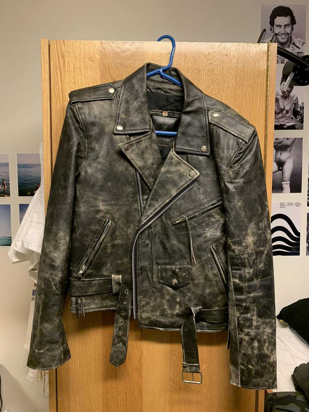 Vintage Authentic Vintage 80s Biker Jacket. - Gem