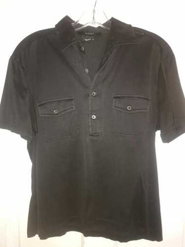 Gucci GUCCI VINTAGE SHORT SLEEVE COLLARED SHIRT - image 1