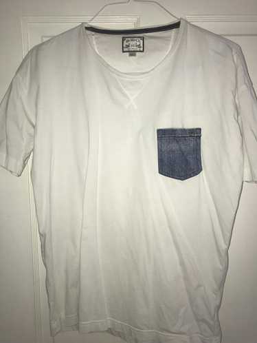 Diesel VINTAGE DIESEL SHORT SLEEVE WHITE TEE WITH 