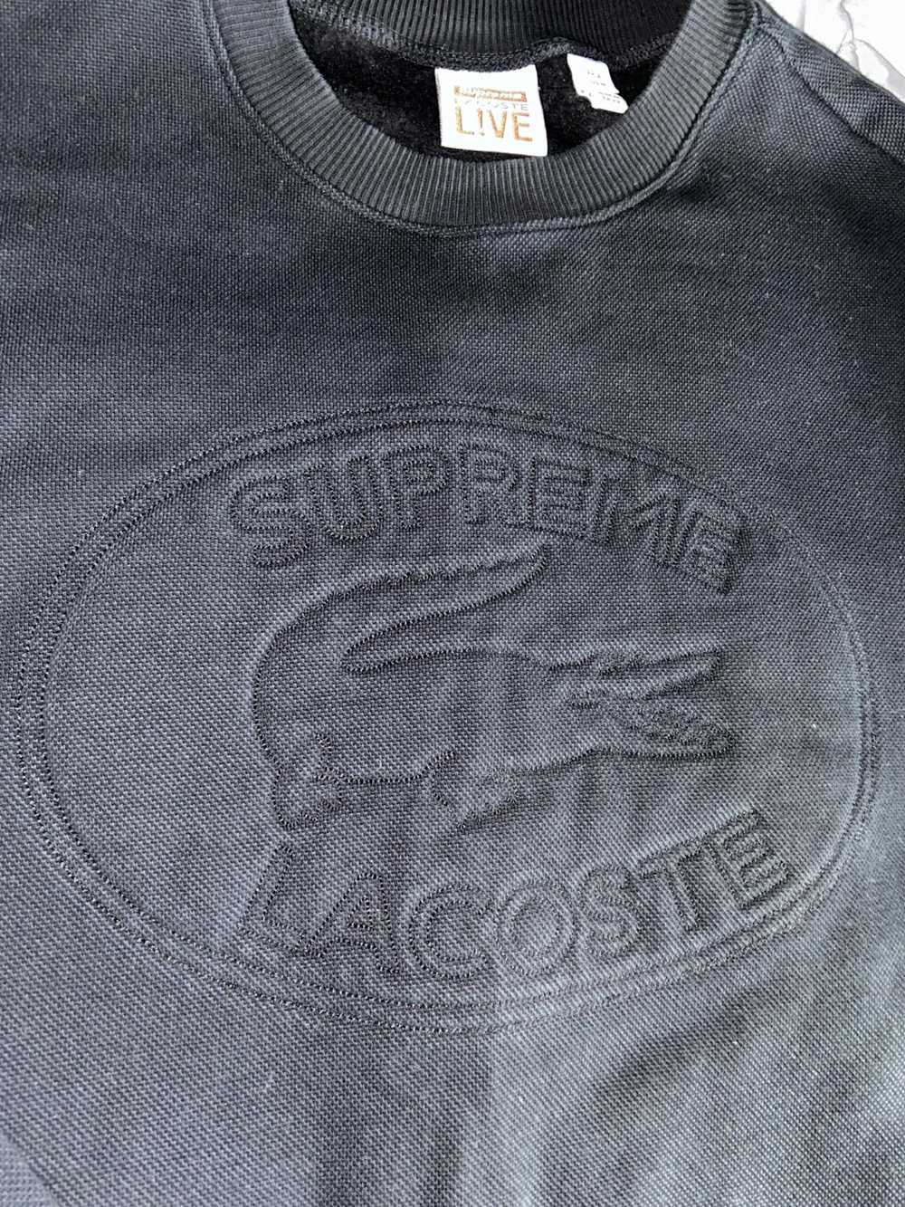 Lacoste × Supreme Supreme x Lacoste Pique Crewnec… - image 2