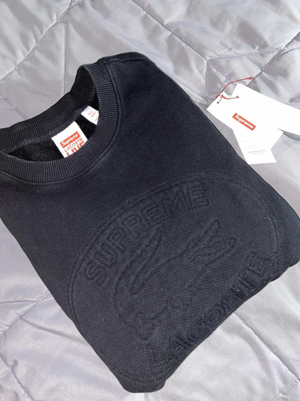 Lacoste × Supreme Supreme x Lacoste Pique Crewnec… - image 7