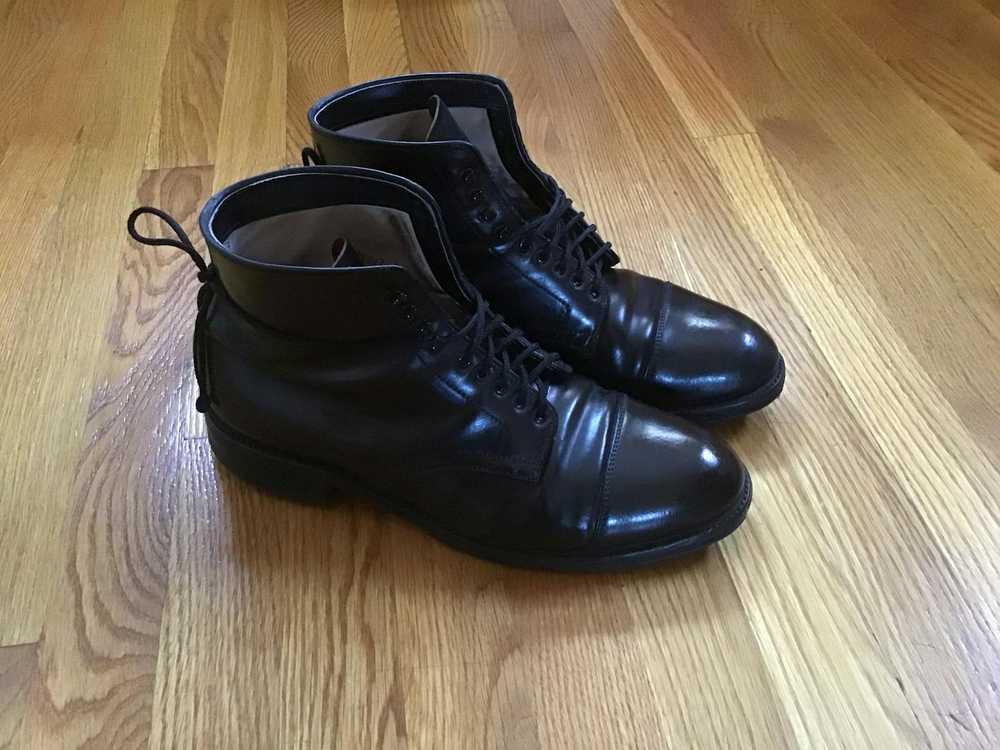 Alden Black Shell Cordovan Captoe Boots - image 4