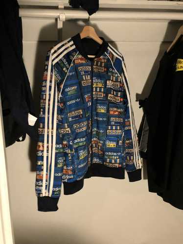 Super Rare Vintage Adidas Originals Jacket Windbreaker Blue Shell Cal Surf  S