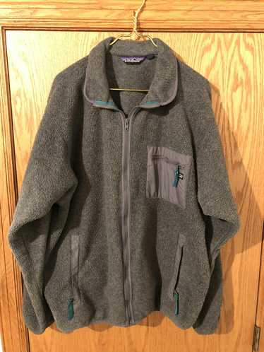 Patagonia Vintage 90s Patagonia pile fleece full … - image 1