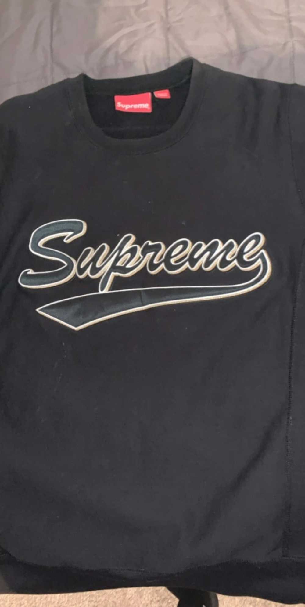 Supreme Supreme Brush Script Crewneck Sweatshirt … - image 2