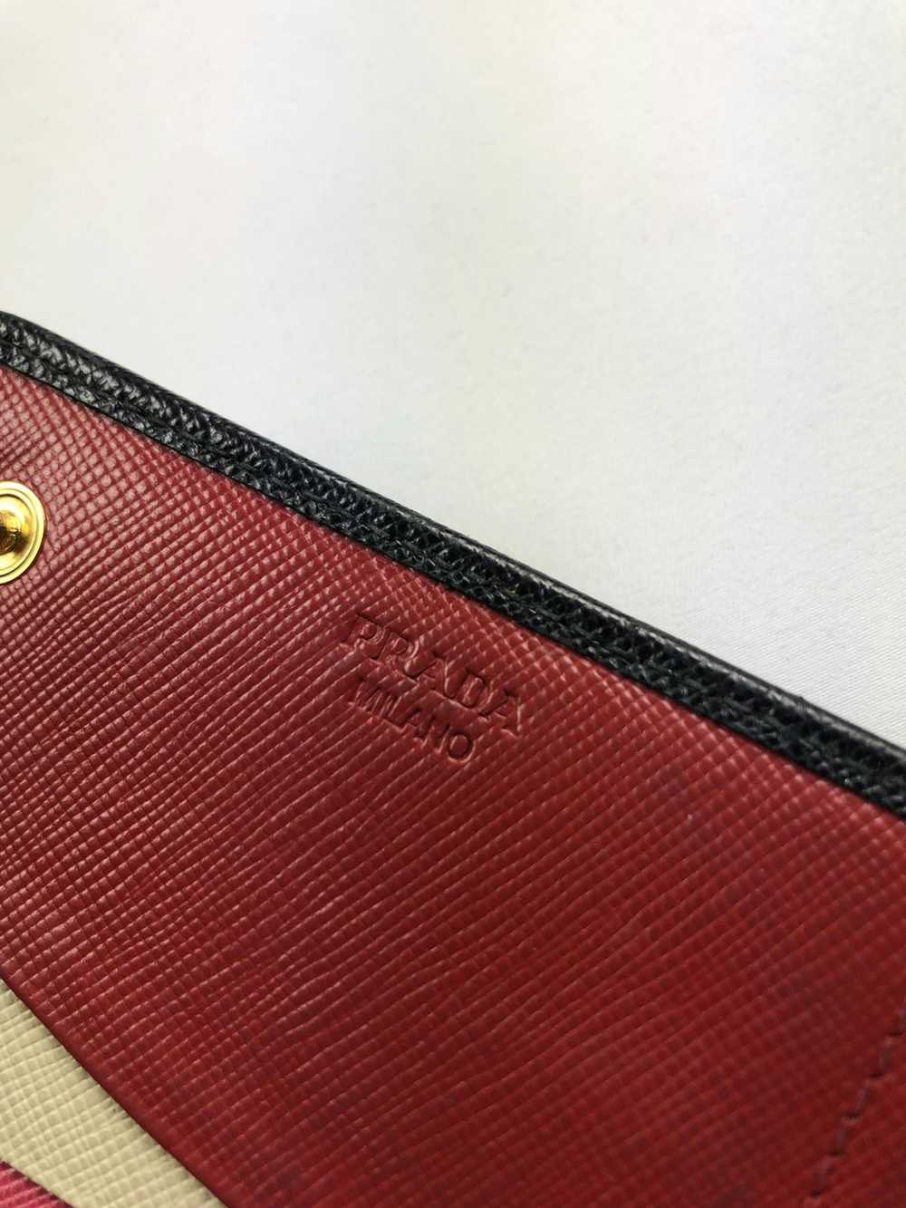 Prada Prada black saffiano leather long wallet - image 7