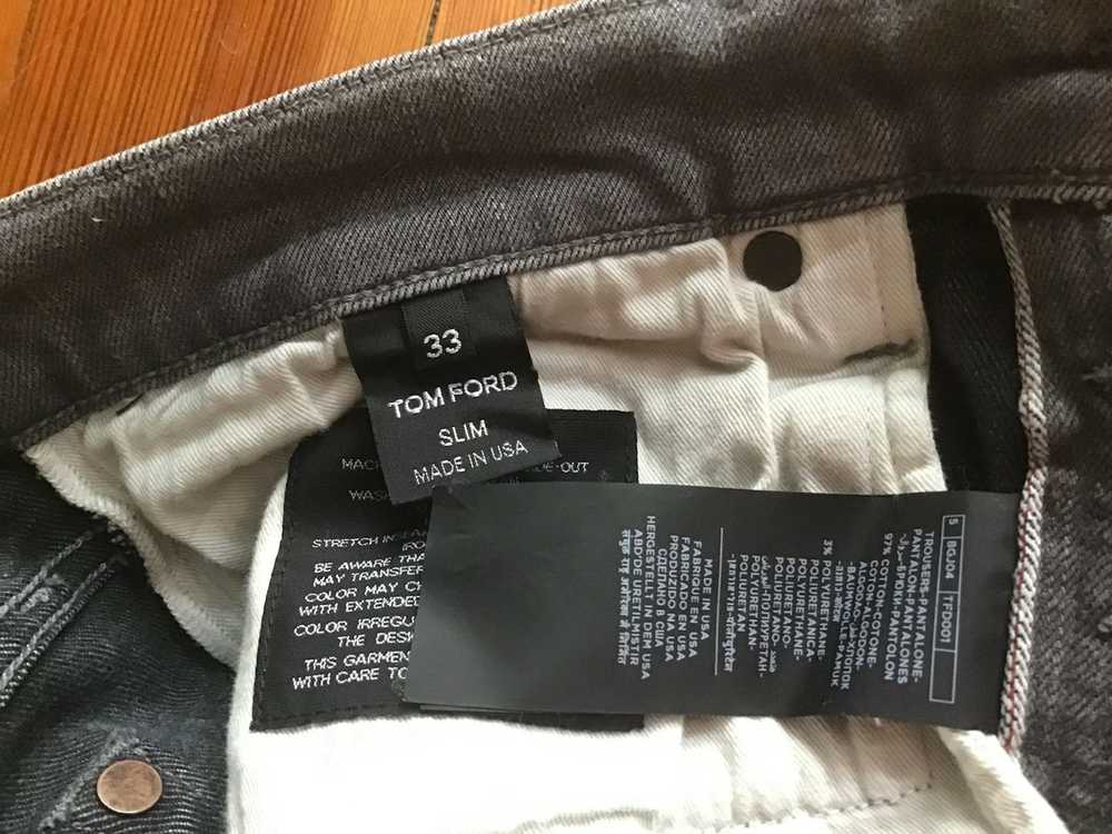 Tom Ford Grey Slim Jeans - image 4