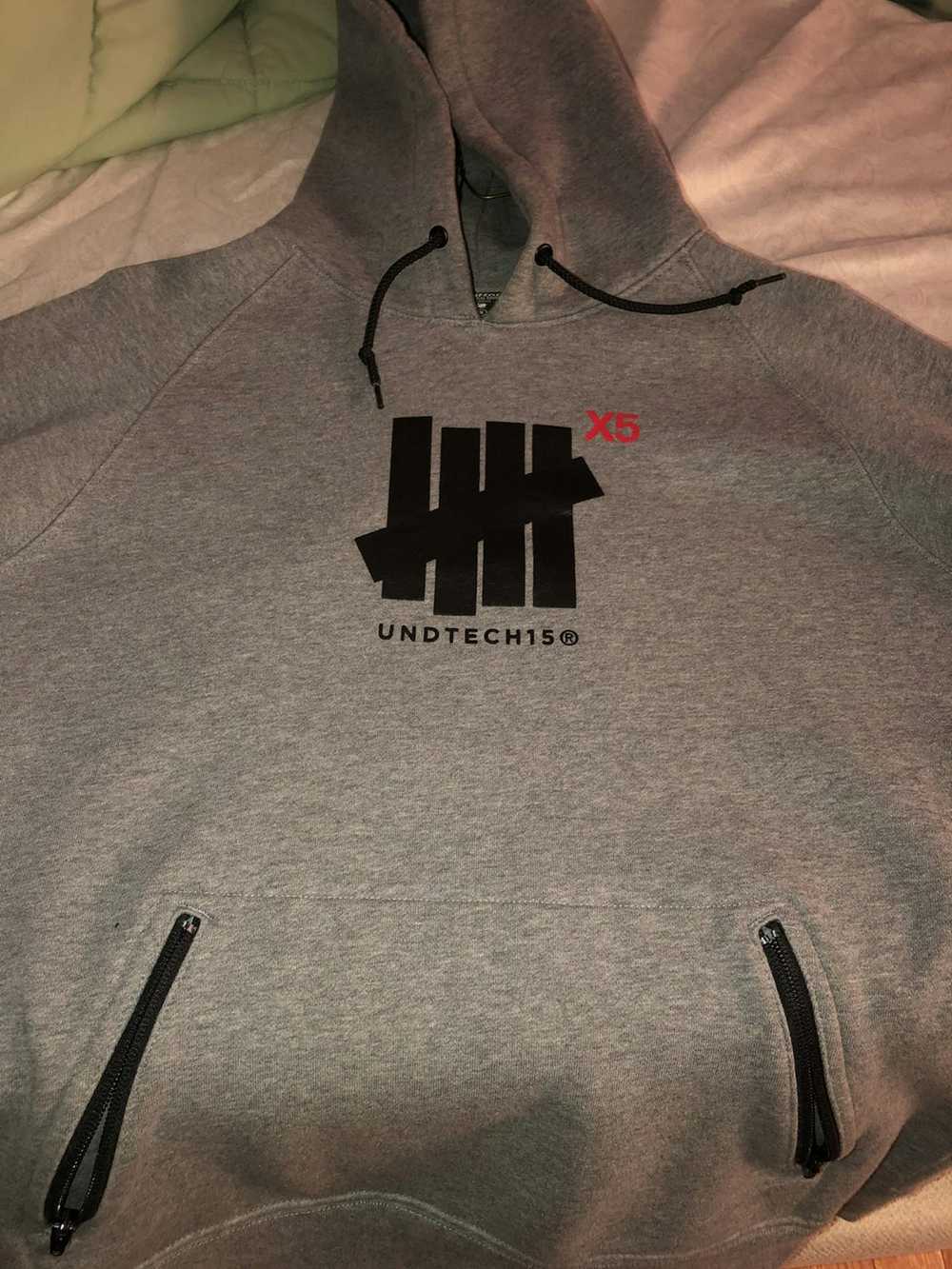 Undefeated UNDEFEATED GREY X5 HOODIE - image 1