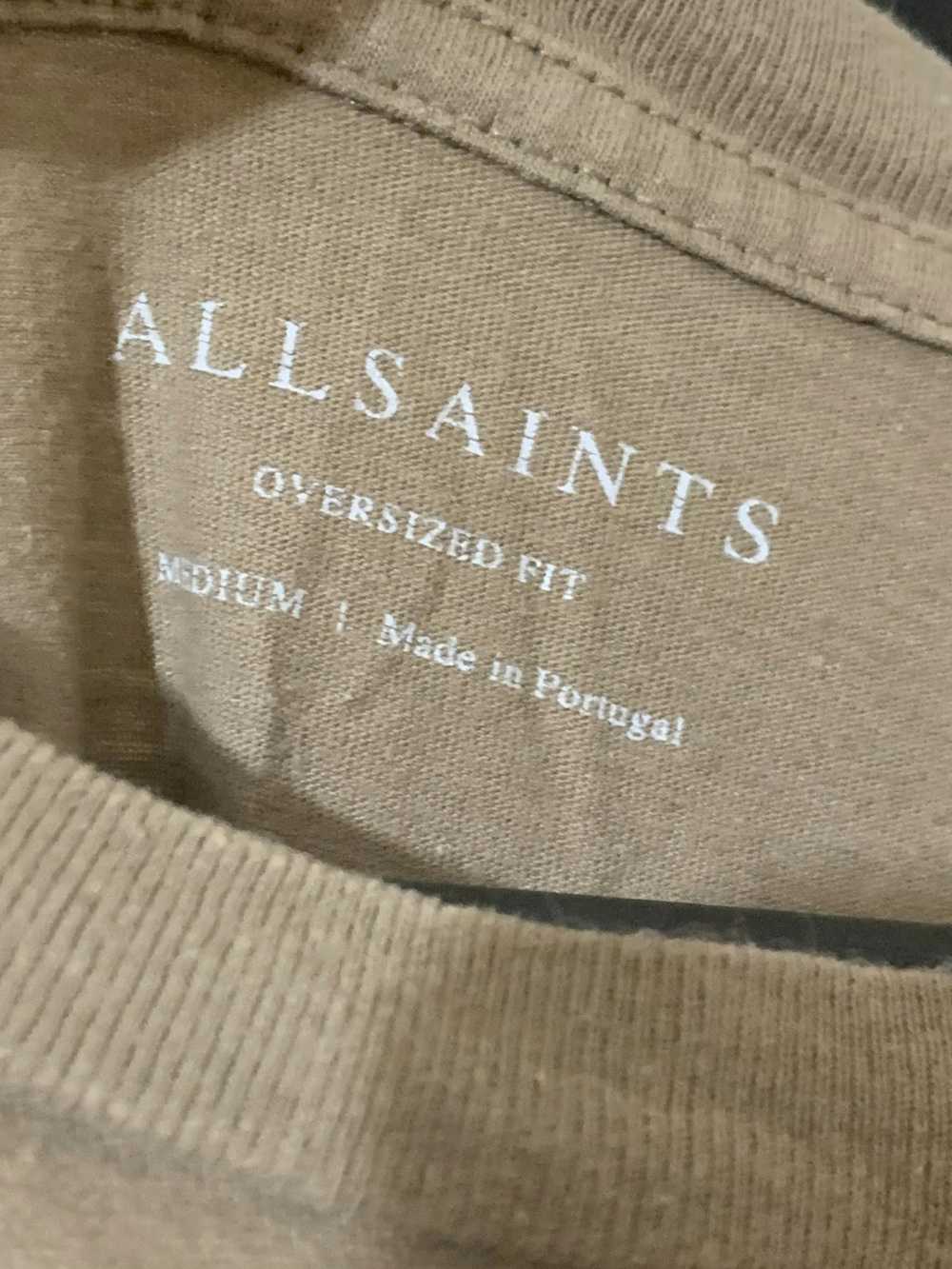 Allsaints AllSaints Desert Brown Oversized T Shirt - image 3