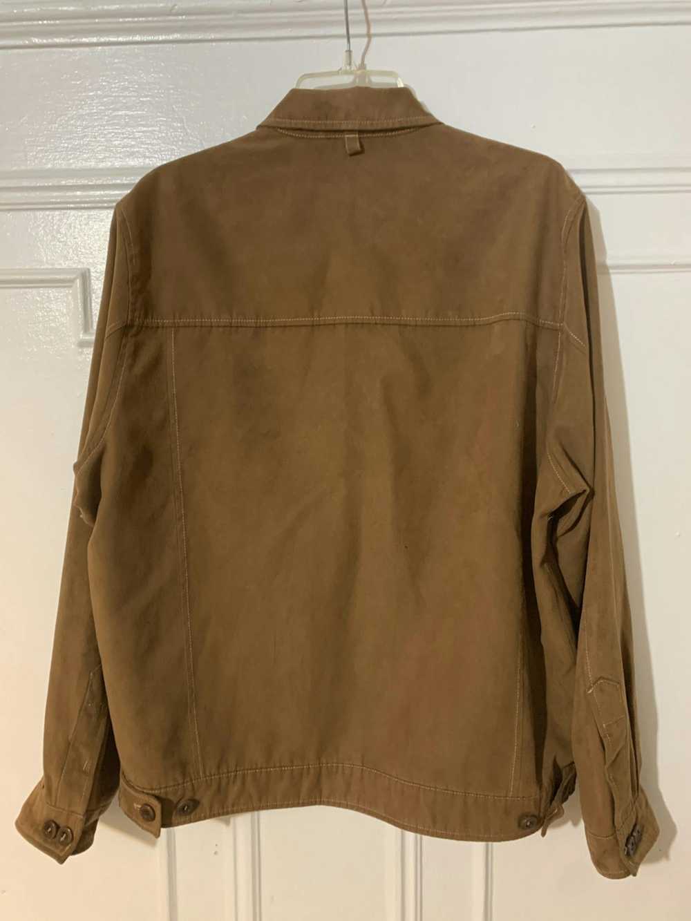 Vintage Vintage Delahaye Brown Suede Jacket - image 2