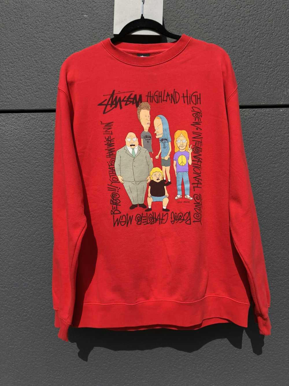 Stussy Rare STUSSY Beavis Butthead sweatshirt fro… - image 1