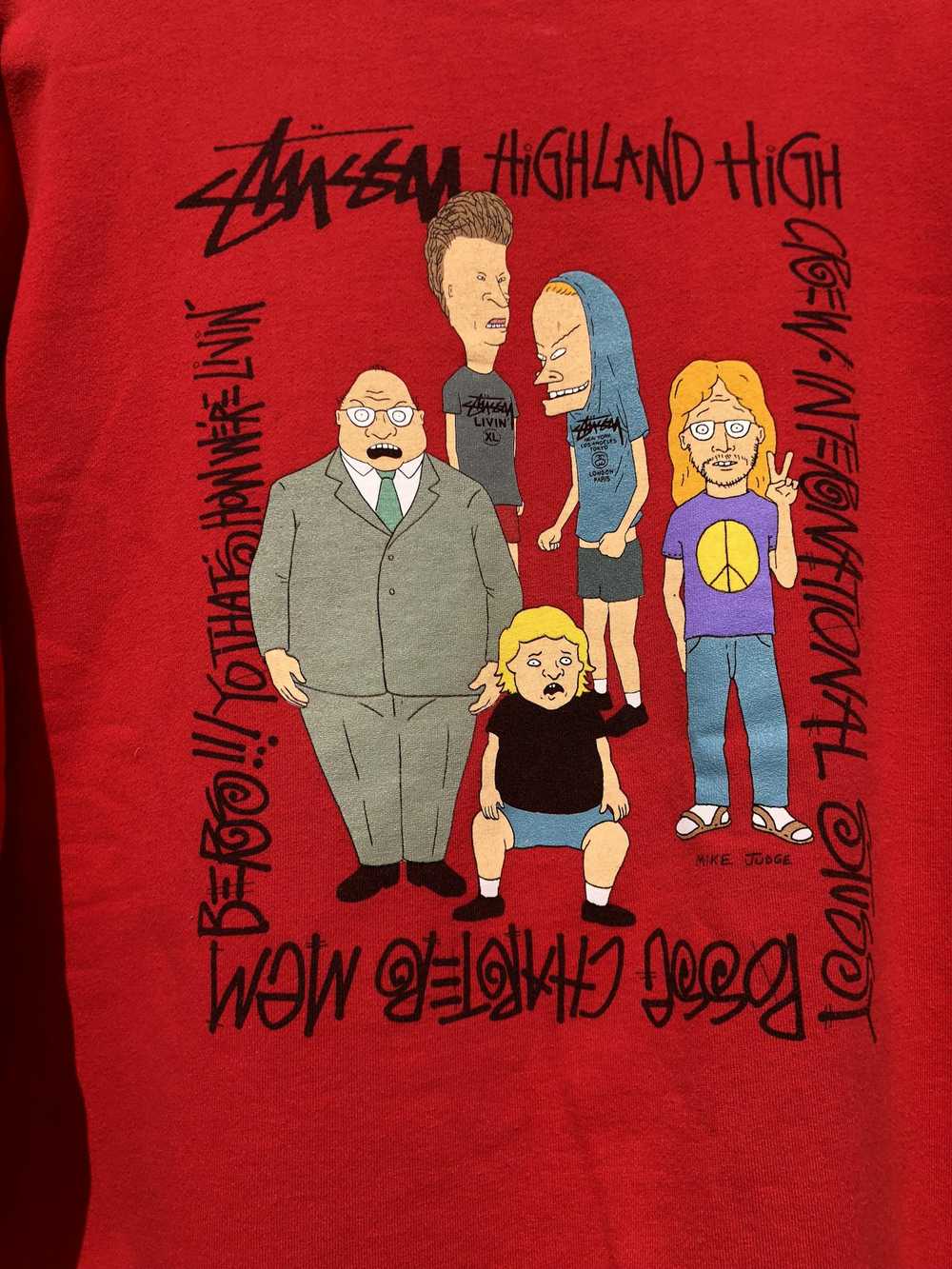 Stussy Rare STUSSY Beavis Butthead sweatshirt fro… - image 2