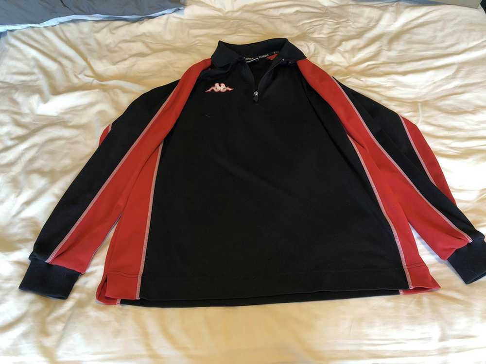 Kappa Kappa Black/Red Sport Jacket - image 1