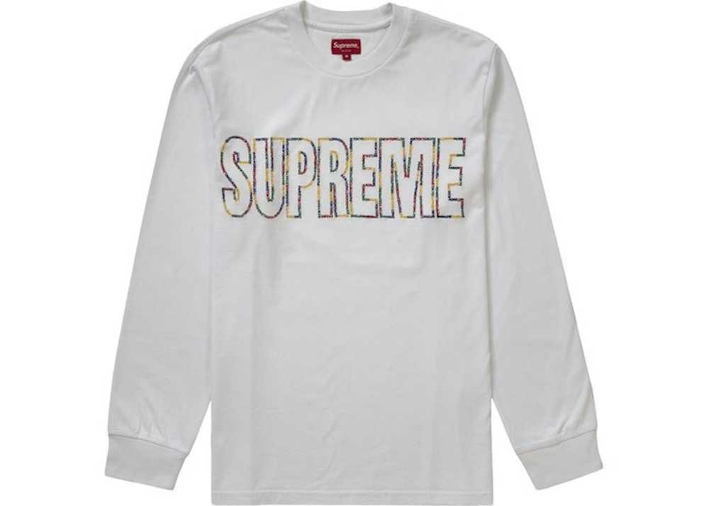 Supreme Supreme International L/S Tee White SS19 … - image 5