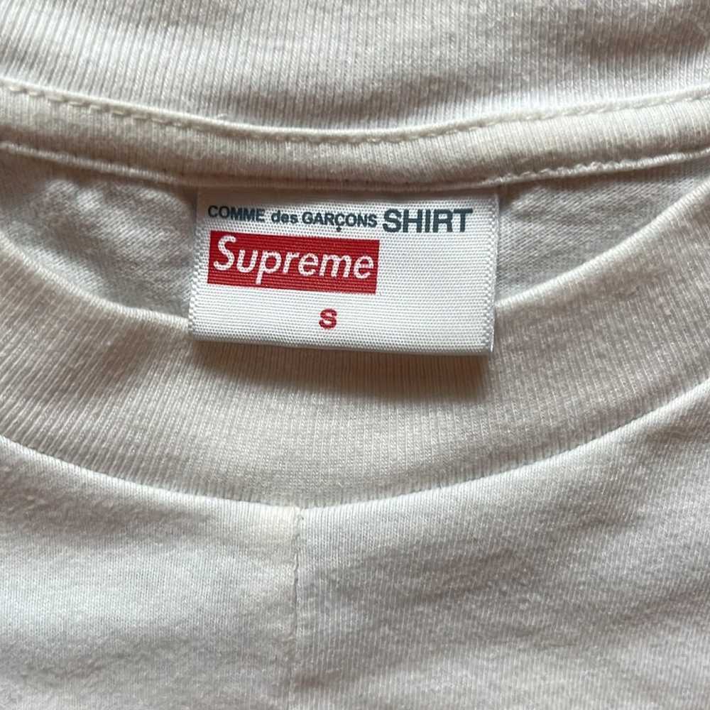 Supreme Comme Des Garcons SHIRT Box Logo Tee in W… - image 2