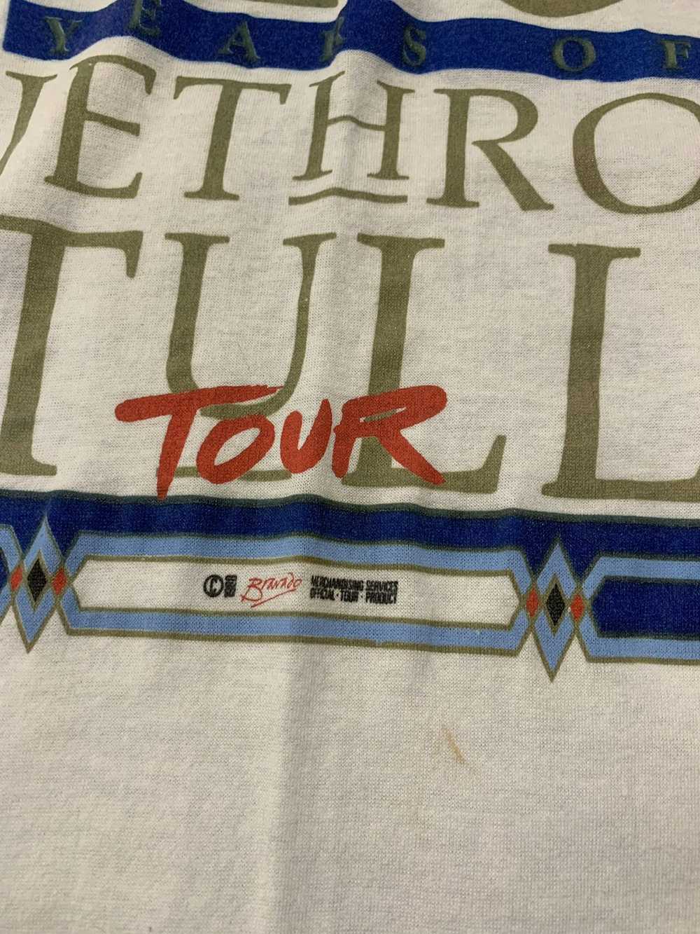 Vintage 1988 vintage jethro tull tour tee - image 3