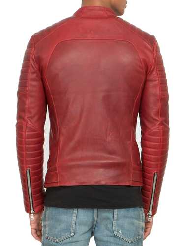 Balmain Balmain Leather Biker Jacket
