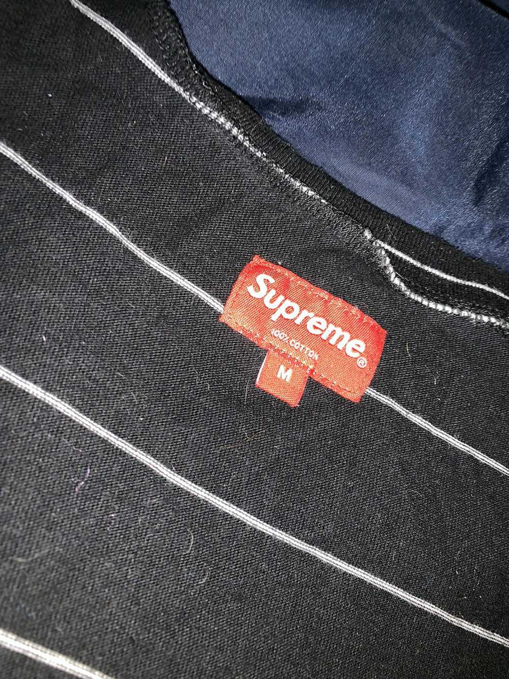 Supreme Pinstripe Tee - image 3