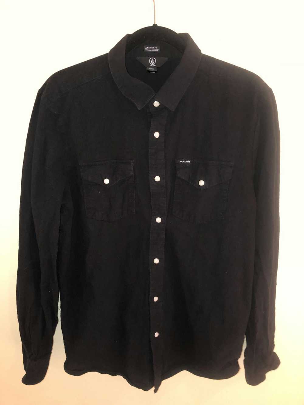 Volcom Plaid Button Up Long Sleeve - image 1