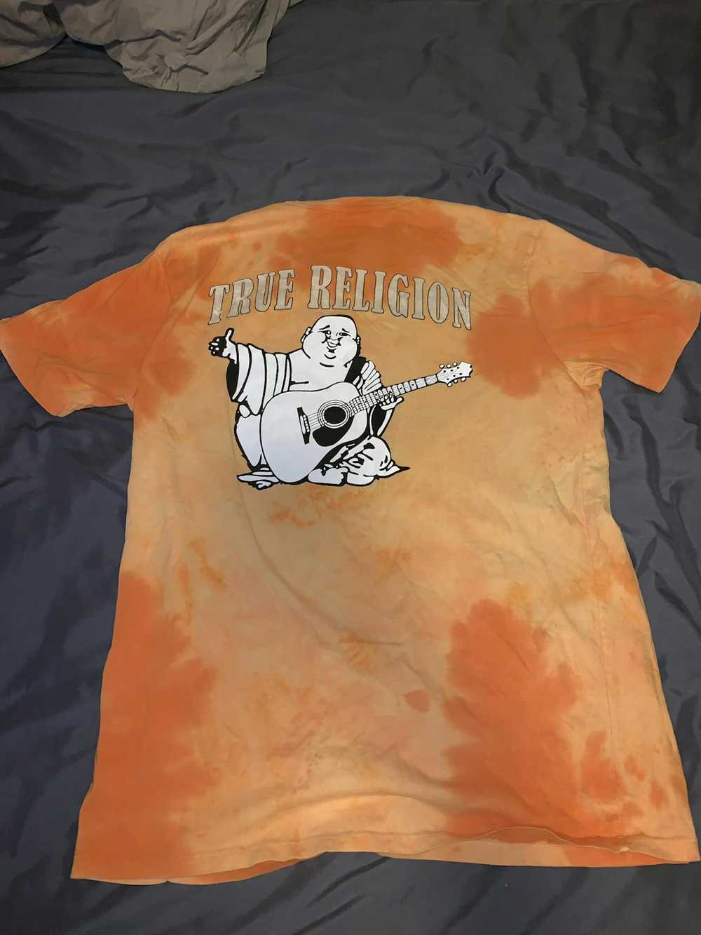 True Religion Orange tie dye true religion tee sh… - image 2