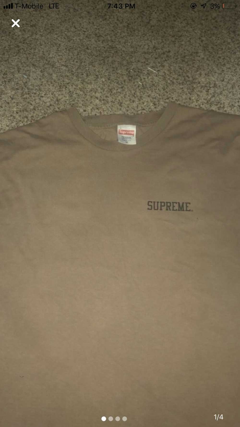 Supreme 2014 Supreme Ruff Ryders Tee Light Brown - image 4