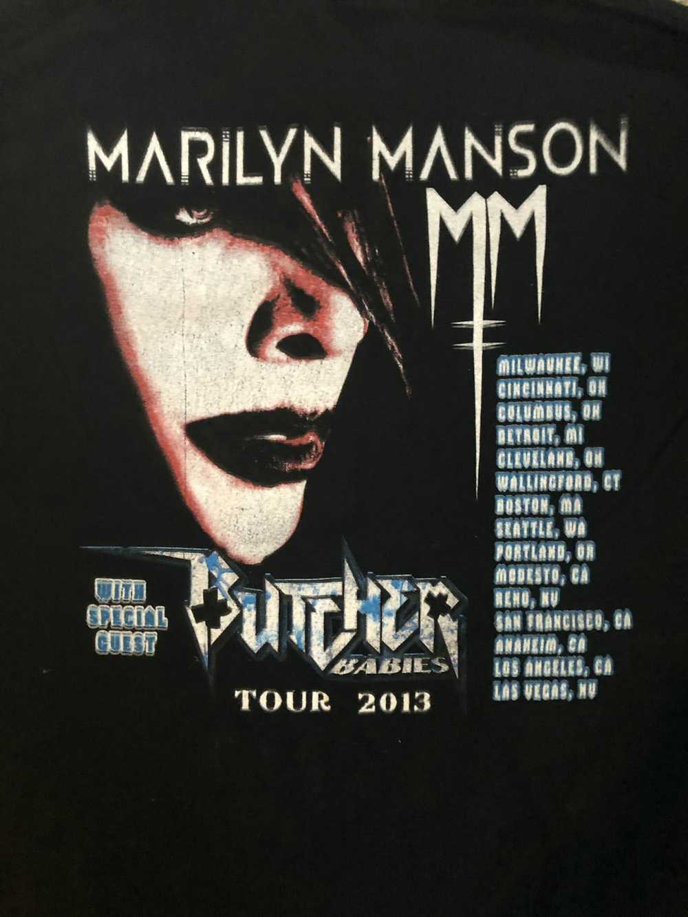 Band Tees × Marilyn Manson × Vintage Marilyn Mans… - image 4