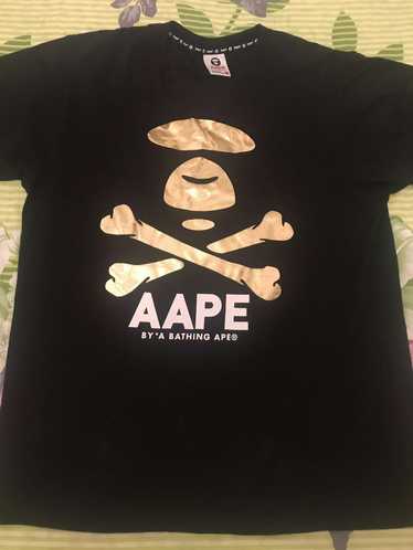 Aape × Bape Aape By A Bathing Ape Reflective Tee - image 1