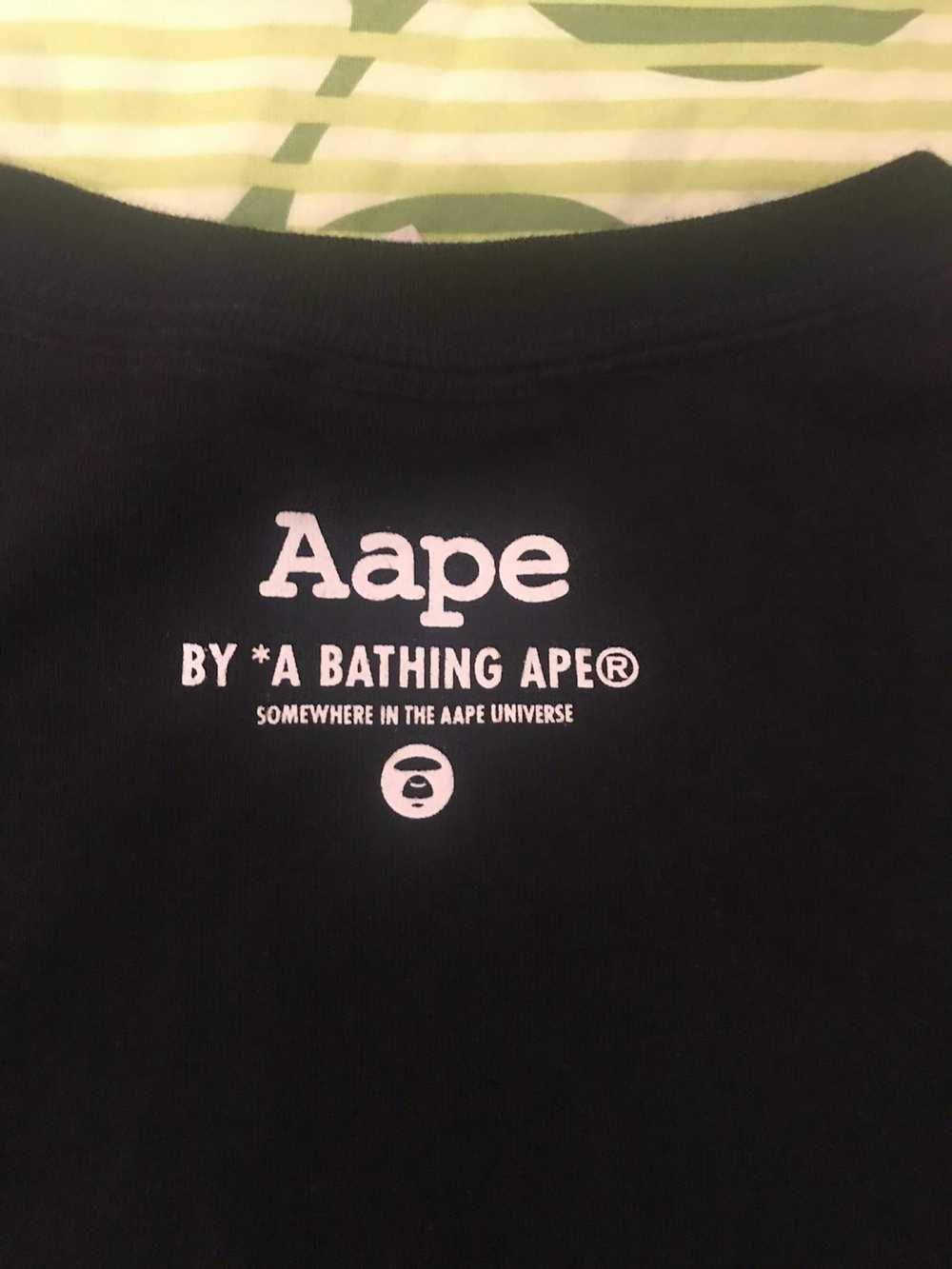 Aape × Bape Aape By A Bathing Ape Reflective Tee - image 4