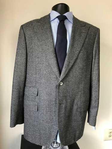 Corneliani single-breasted stretch-cashmere suit - Blue