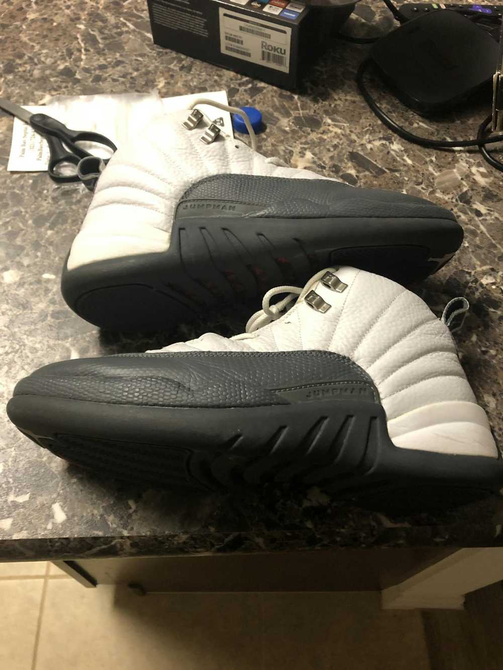 Jordan Brand Jordan 12 Retro Td White Flint Grey … - image 1