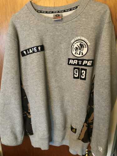 Aape Bape Aape Universe Side Camo Troop Sweater L