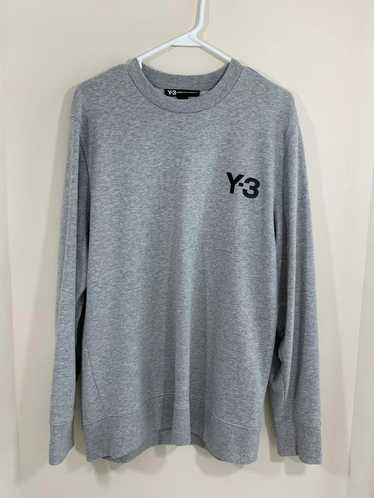 Y-3 Y3 Classic Logo Sweater Grey Size XL - image 1