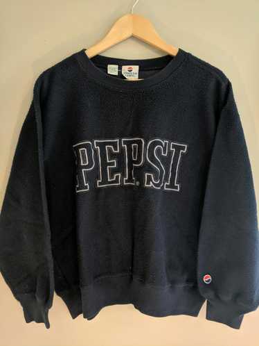 Pepsi × Vintage Vintage Navy Pepsi Fleece Embroide