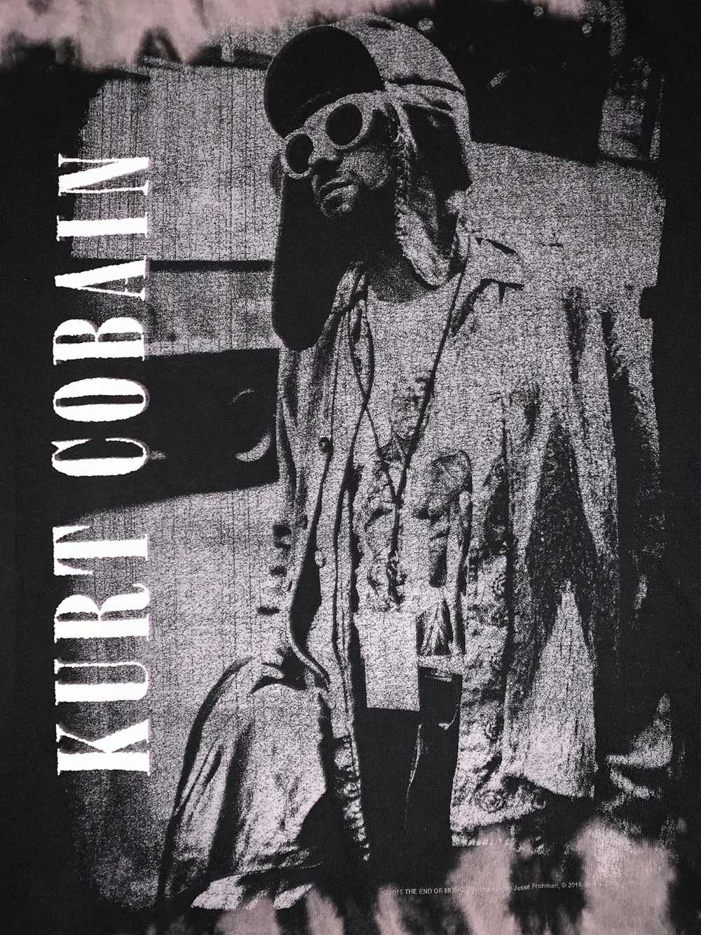 Kurt Cobain Kurt Cobain Graphic T Shirt Bleached … - image 2