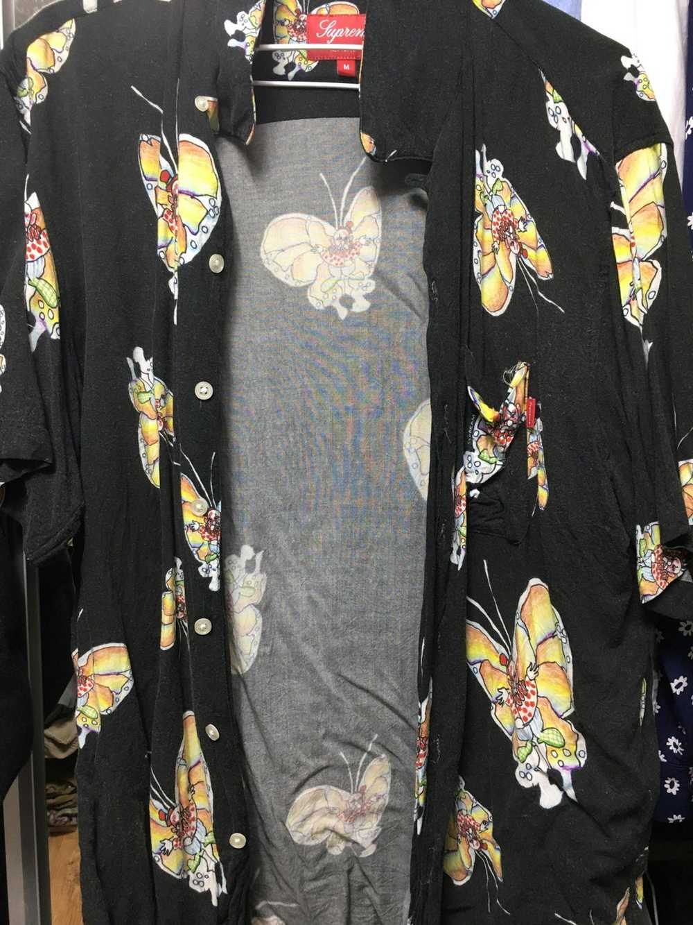 Supreme Butterfly Jacquard Shirt - image 5