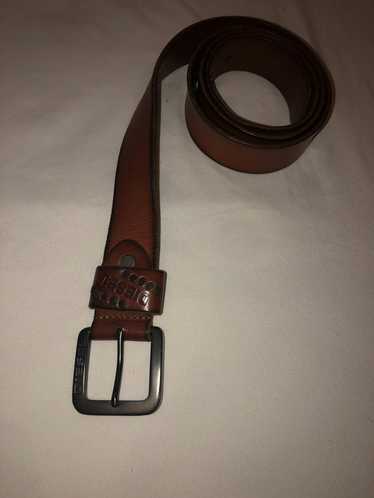 Diesel Diesel brown leather belt size w35 to w45 - image 1