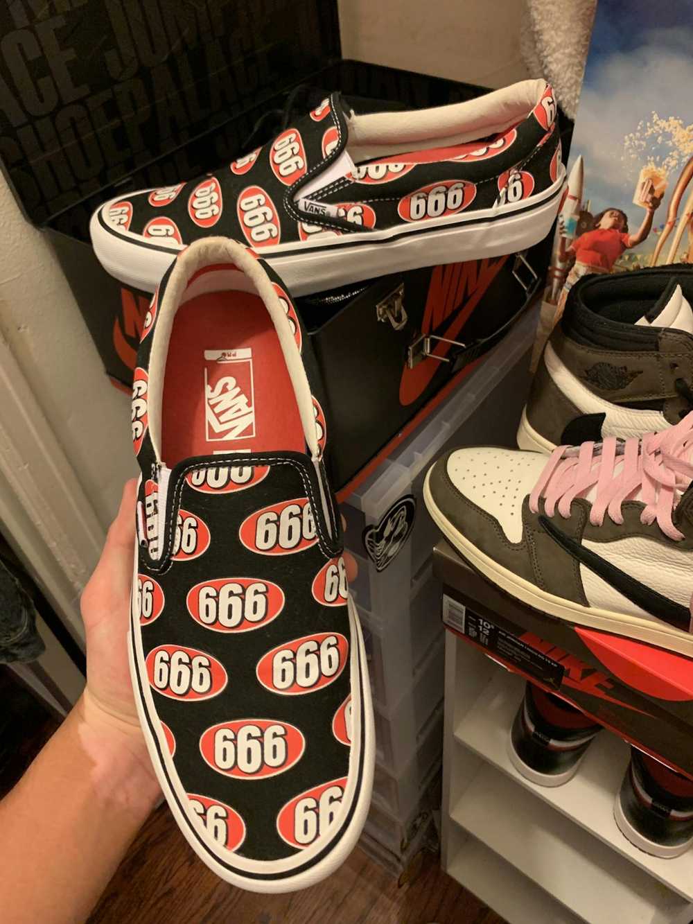 Supreme × Vans Supreme 666 Slip On Vans - image 2