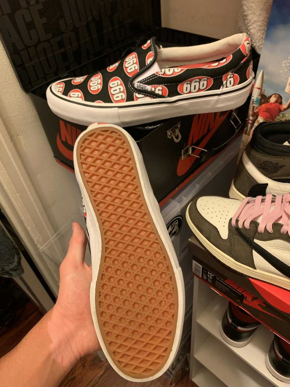 Supreme × Vans Supreme 666 Slip On Vans - image 3