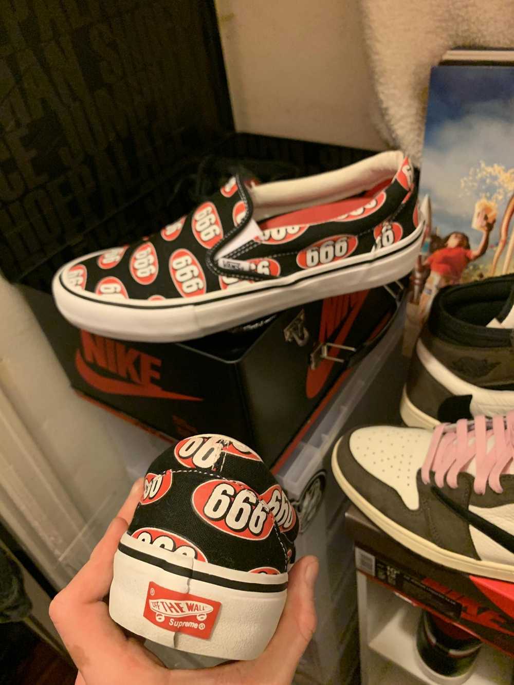 Supreme × Vans Supreme 666 Slip On Vans - image 4