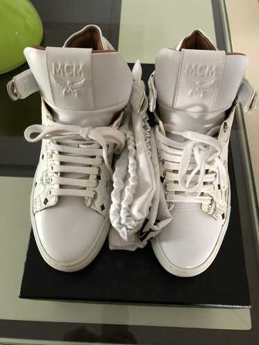 MCM MCM Visetos White High Tops