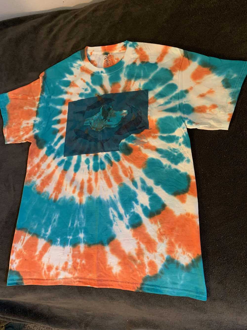 Hockey San Jose Sharks Custom Tie Dye - image 2